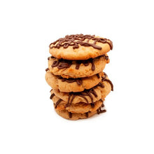 Load image into Gallery viewer, Peanut Butter Chocolate Drizzle Cookies  Half Dozen
