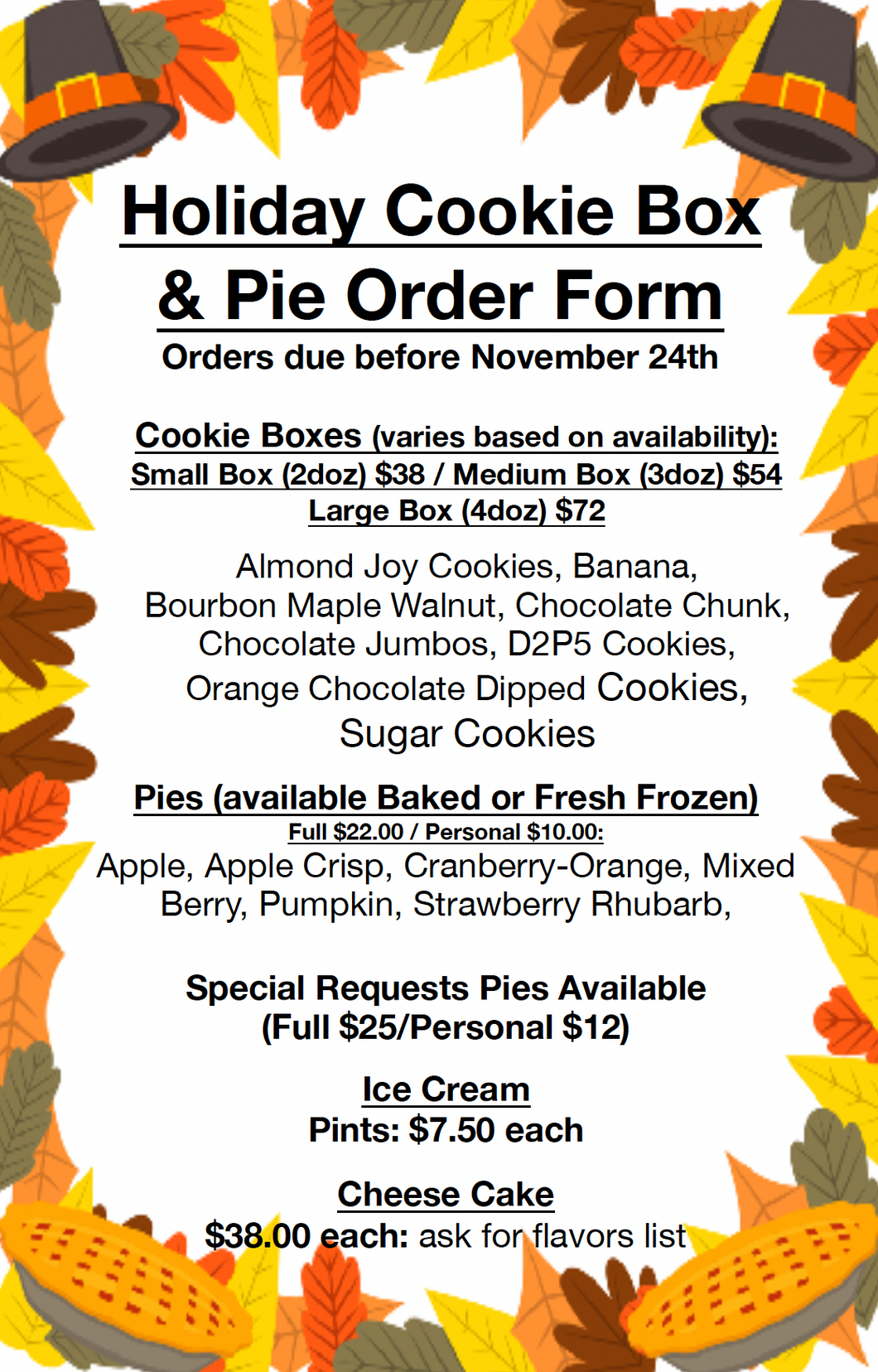 Thanksgiving Cookie Tray