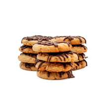 Load image into Gallery viewer, Peanut Butter Chocolate Drizzle Cookies  Dozen

